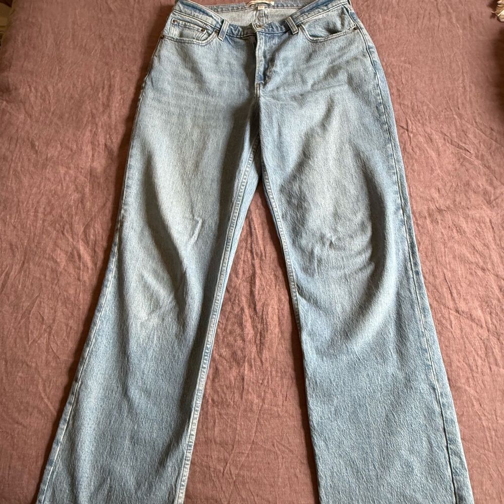 Abercrombie Curve Love Baggy Low Rise Jean